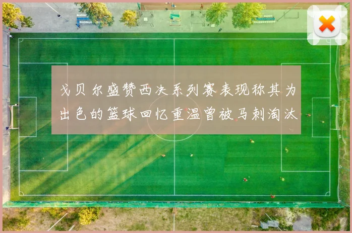 戈贝尔盛赞西决系列赛表现称其为出色的篮球回忆重温曾被马刺淘汰的经历
