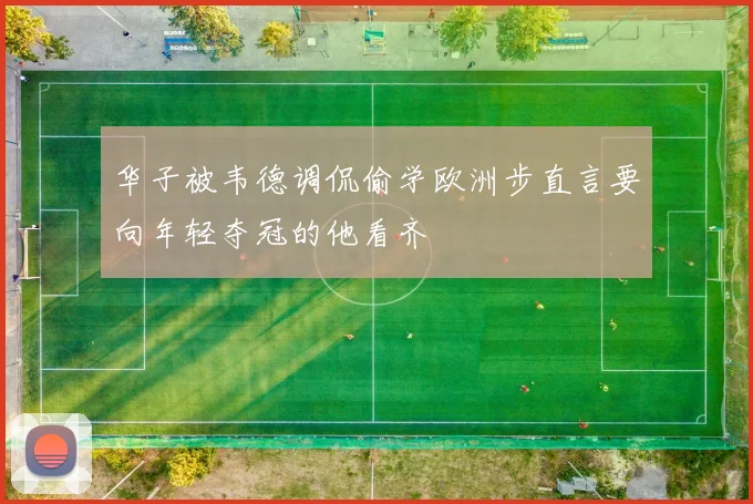 华子被韦德调侃偷学欧洲步直言要向年轻夺冠的他看齐